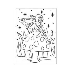 Darice Embossing Folder Fairy Scrapbook Paper Crafts Card Making